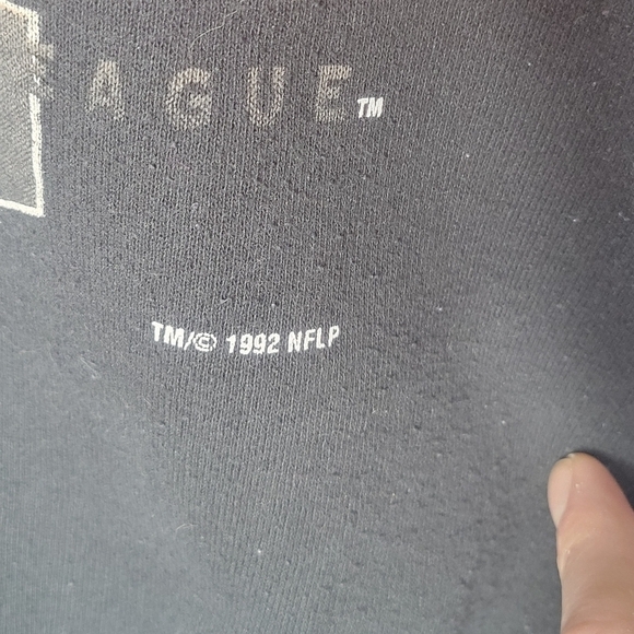 Vintage 90s Cleveland Browns NFL Graphic Crewneck Sweatshirt in Black Orange - Picture 2 of 7